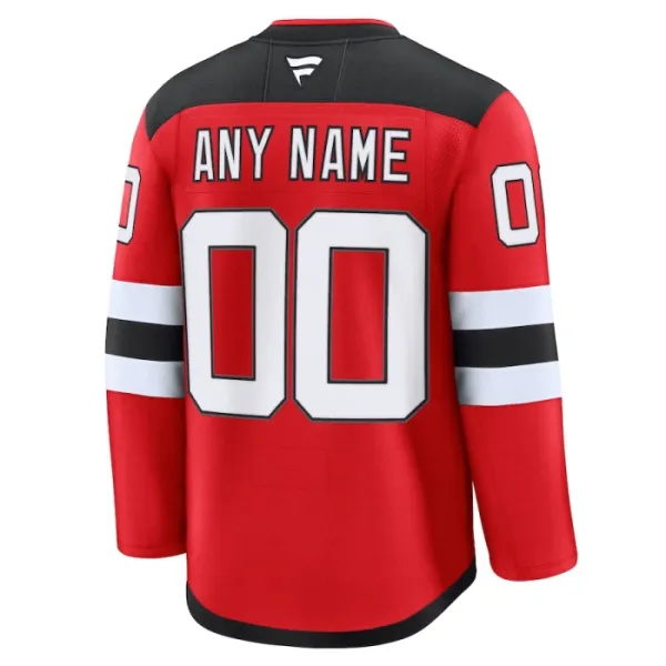 Fanatics New Jersey Devils Pelipaita 2024-2025 Koti Premium Punainen ( Omalla Nimellä )