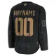 Fanatics New Jersey Devils Pelipaita 2024-2025 Military Appreciation Practice Musta ( Omalla Nimellä )