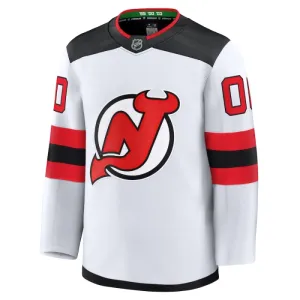 Fanatics New Jersey Devils Pelipaita 2024-2025 Vieras Premium Valkoinen ( Omalla Nimellä )