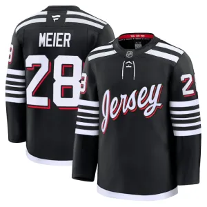 Fanatics New Jersey Devils Timo Meier Pelipaita 2024-2025 Kolmos Premium Musta