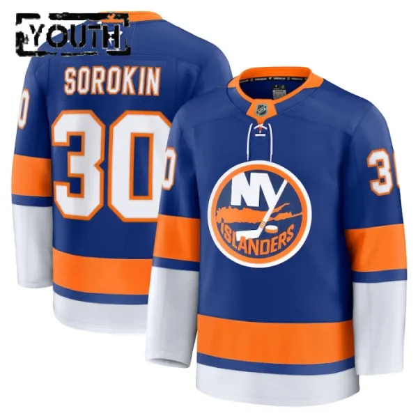 Fanatics New York Islanders Ilya Sorokin Lasten Pelipaita 2024-2025 Koti Premium Sininen Fanatics New York Islanders Ilya Sorokin Lasten Pelipaita 2024-2025 Koti Premium Sininen