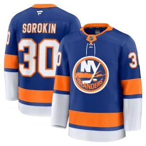 Fanatics New York Islanders Ilya Sorokin Pelipaita 2024-2025 Koti Premium Sininen