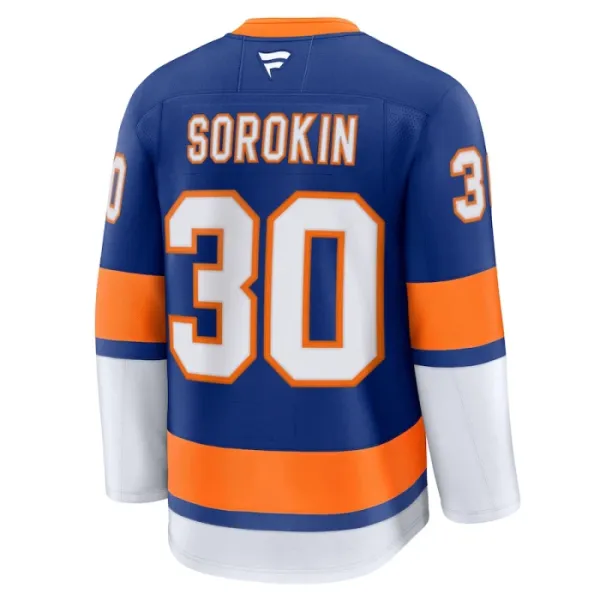Fanatics New York Islanders Ilya Sorokin Pelipaita 2024-2025 Koti Premium Sininen
