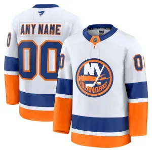 Fanatics New York Islanders Pelipaita 2024-2025 Vieras Premium Valkoinen ( Omalla Nimellä )