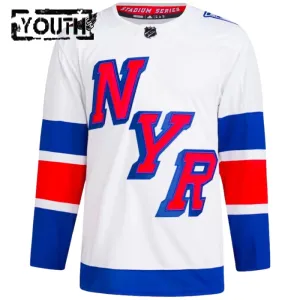 Adidas New York Rangers Lasten Pelipaita 2024 Premium Stadium Series Valkoinen ( Omalla Nimellä )