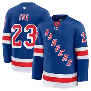 Fanatics New York Rangers Adam Fox Pelipaita 2024-2025 Koti Premium Sininen