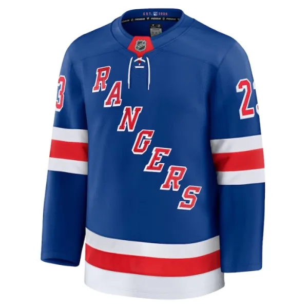 Fanatics New York Rangers Adam Fox Pelipaita 2024-2025 Koti Premium Sininen