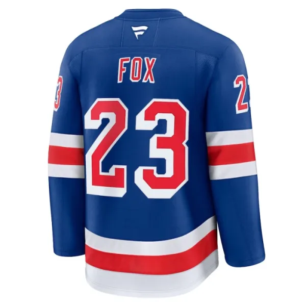 Fanatics New York Rangers Adam Fox Pelipaita 2024-2025 Koti Premium Sininen