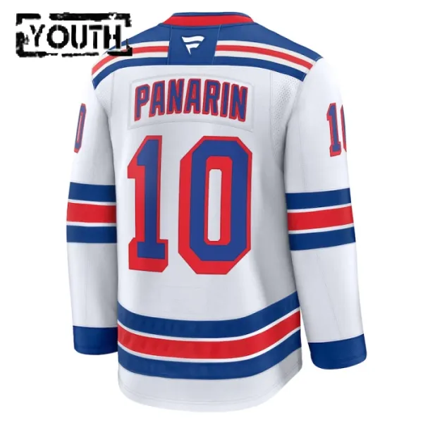 Fanatics New York Rangers Artemi Panarin Lasten Pelipaita 2024-2025 Vieras Premium Valkoinen