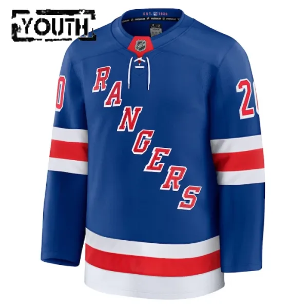Fanatics New York Rangers Chris Kreider Lasten Pelipaita 2024-2025 Koti Premium Sininen
