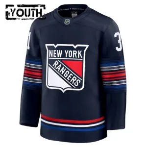 Fanatics New York Rangers Igor Shesterkin Lasten Pelipaita 2024-2025 Kolmos Premium Navy