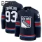 Fanatics New York Rangers Mika Zibanejad Lasten Pelipaita 2024-2025 Kolmos Premium Navy