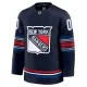 Fanatics New York Rangers Pelipaita 2024-2025 Kolmos Premium Navy ( Omalla Nimellä )