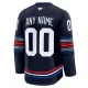 Fanatics New York Rangers Pelipaita 2024-2025 Kolmos Premium Navy ( Omalla Nimellä )