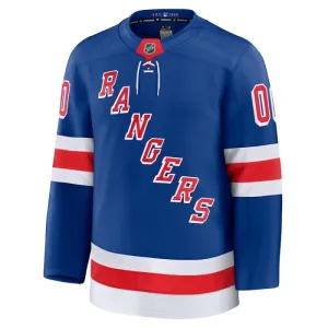 Fanatics New York Rangers Pelipaita 2024-2025 Koti Premium Sininen ( Omalla Nimellä )
