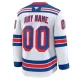 Fanatics New York Rangers Pelipaita 2024-2025 Vieras Premium Valkoinen ( Omalla Nimellä )