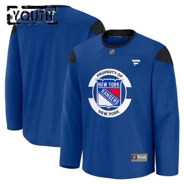 Fanatics New York Rangers Team Lasten Pelipaita 2024-2025 Practice Sininen ( Omalla Nimellä ) Fanatics New York Rangers Team Lasten Pelipaita 2024-2025 Practice Sininen ( Omalla Nimellä )