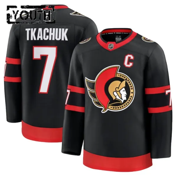 Fanatics Ottawa Senators Brady Tkachuk Lasten Pelipaita 2024-2025 Koti Premium Musta Fanatics Ottawa Senators Brady Tkachuk Lasten Pelipaita 2024-2025 Koti Premium Musta