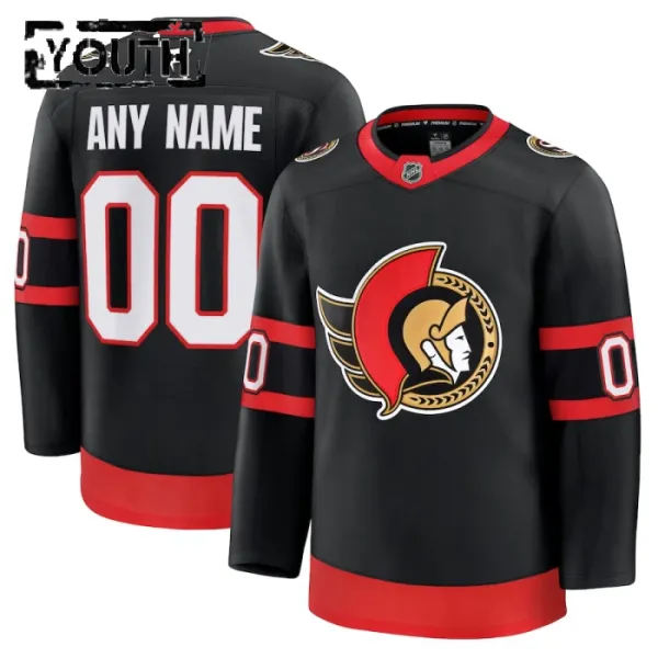 Fanatics Ottawa Senators Lasten Pelipaita 2024-2025 Koti Premium Musta ( Omalla Nimellä ) Fanatics Ottawa Senators Lasten Pelipaita 2024-2025 Koti Premium Musta ( Omalla Nimellä )