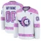 Fanatics Ottawa Senators Pelipaita 2024-2025 Hockey Fights Cancer Practice Valkoinen ( Omalla Nimellä )