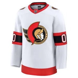 Fanatics Ottawa Senators Pelipaita 2024-2025 Vieras Premium Valkoinen ( Omalla Nimellä )