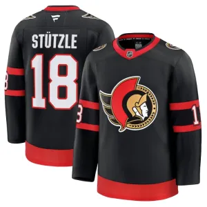 Fanatics Ottawa Senators Tim Stutzle Pelipaita 2024-2025 Koti Premium Musta