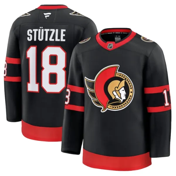 Fanatics Ottawa Senators Tim Stutzle Pelipaita 2024-2025 Koti Premium Musta Fanatics Ottawa Senators Tim Stutzle Pelipaita 2024-2025 Koti Premium Musta