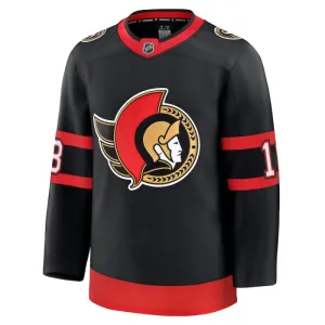 Fanatics Ottawa Senators Tim Stutzle Pelipaita 2024-2025 Koti Premium Musta