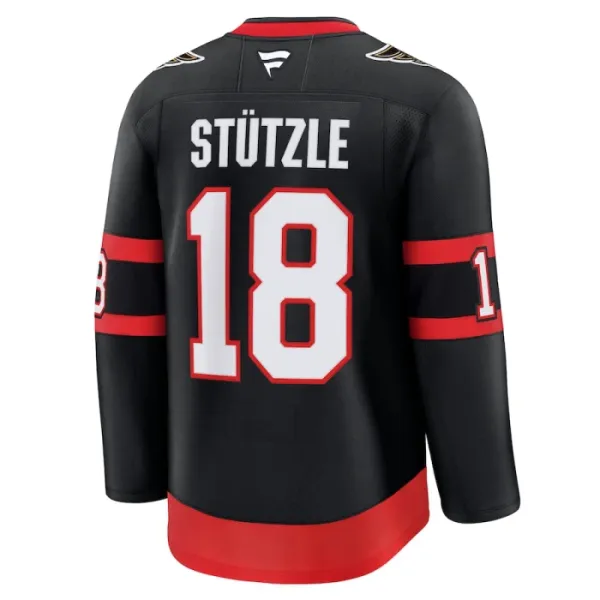 Fanatics Ottawa Senators Tim Stutzle Pelipaita 2024-2025 Koti Premium Musta