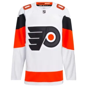 Adidas Philadelphia Flyers Pelipaita 2024 Premium Stadium Series Valkoinen ( Omalla Nimellä )