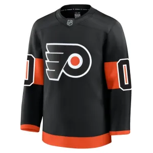 Fanatics Philadelphia Flyers Pelipaita 2024-2025 Kolmos Premium Musta ( Omalla Nimellä )