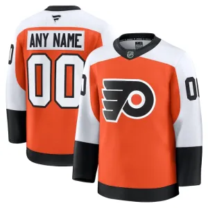 Fanatics Philadelphia Flyers Pelipaita 2024-2025 Koti Premium Oranssi ( Omalla Nimellä )