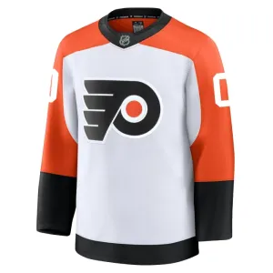 Fanatics Philadelphia Flyers Pelipaita 2024-2025 Vieras Premium Valkoinen ( Omalla Nimellä )