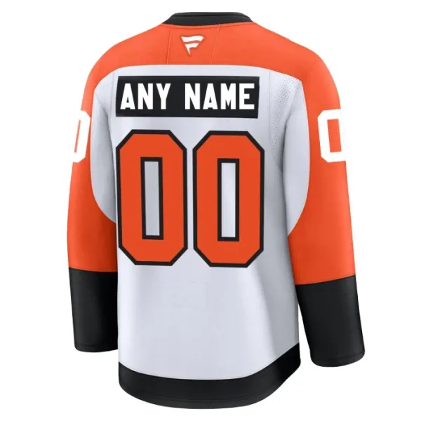 Fanatics Philadelphia Flyers Pelipaita 2024-2025 Vieras Premium Valkoinen ( Omalla Nimellä )