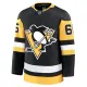 Fanatics Pittsburgh Penguins Erik Karlsson Pelipaita 2024-2025 Koti Premium Musta