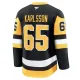 Fanatics Pittsburgh Penguins Erik Karlsson Pelipaita 2024-2025 Koti Premium Musta