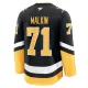 Fanatics Pittsburgh Penguins Evgeni Malkin Pelipaita 2024-2025 Kolmos Premium Musta