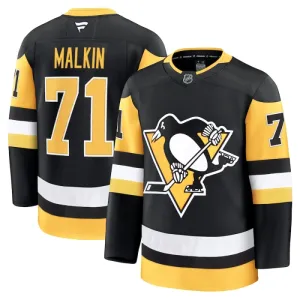 Fanatics Pittsburgh Penguins Evgeni Malkin Pelipaita 2024-2025 Koti Premium Musta