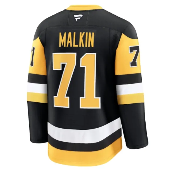 Fanatics Pittsburgh Penguins Evgeni Malkin Pelipaita 2024-2025 Koti Premium Musta
