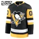 Fanatics Pittsburgh Penguins Lasten Pelipaita 2024-2025 Koti Premium Musta ( Omalla Nimellä )