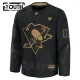 Fanatics Pittsburgh Penguins Lasten Pelipaita 2024-2025 Military Appreciation Practice Musta ( Omalla Nimellä )