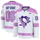 Fanatics Pittsburgh Penguins Pelipaita 2024-2025 Hockey Fights Cancer Practice Valkoinen ( Omalla Nimellä ) Fanatics Pittsburgh Penguins Pelipaita 2024-2025 Hockey Fights Cancer Practice Valkoinen ( Omalla Nimellä )