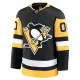 Fanatics Pittsburgh Penguins Pelipaita 2024-2025 Koti Premium Musta ( Omalla Nimellä )