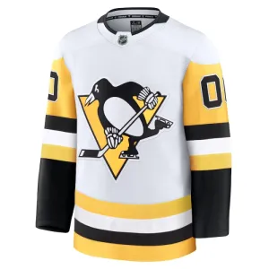 Fanatics Pittsburgh Penguins Pelipaita 2024-2025 Vieras Premium Valkoinen ( Omalla Nimellä )