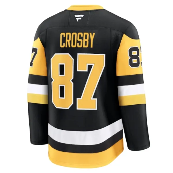 Fanatics Pittsburgh Penguins Sidney Crosby Pelipaita 2024-2025 Koti Premium Musta