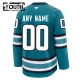 Fanatics San Jose Sharks Lasten Pelipaita 2024-2025 Koti Premium Teal ( Omalla Nimellä )