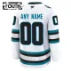 Fanatics San Jose Sharks Lasten Pelipaita 2024-2025 Vieras Premium Valkoinen ( Omalla Nimellä )