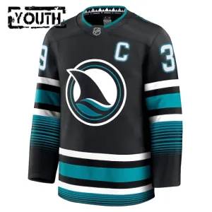 Fanatics San Jose Sharks Logan Couture Lasten Pelipaita 2024-2025 Kolmos Premium Musta