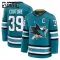 Fanatics San Jose Sharks Logan Couture Lasten Pelipaita 2024-2025 Koti Premium Teal