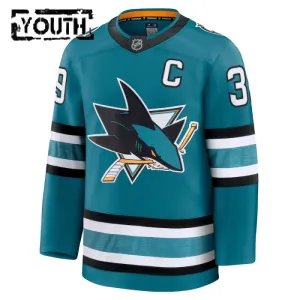Fanatics San Jose Sharks Logan Couture Lasten Pelipaita 2024-2025 Koti Premium Teal